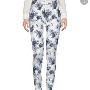 Nannette Lepore Pull On Trouser Pant Legging Floral Print NEW​​​​